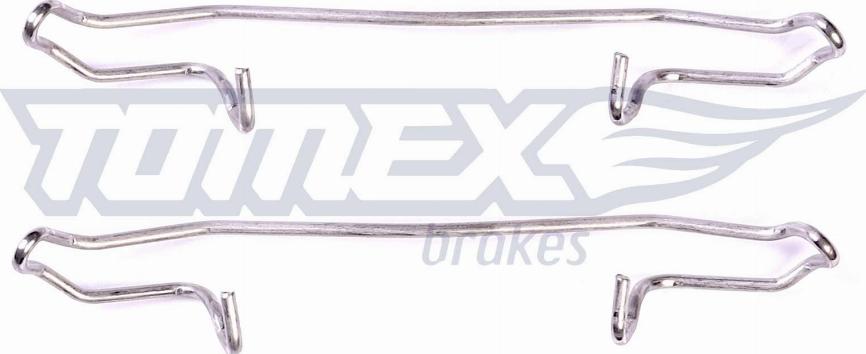 TOMEX brakes TX 43-02 - Piederumu komplekts, Disku bremžu uzlikas www.autospares.lv