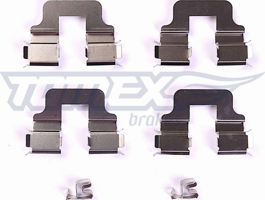 TOMEX brakes TX 43-14 - Piederumu komplekts, Disku bremžu uzlikas autospares.lv