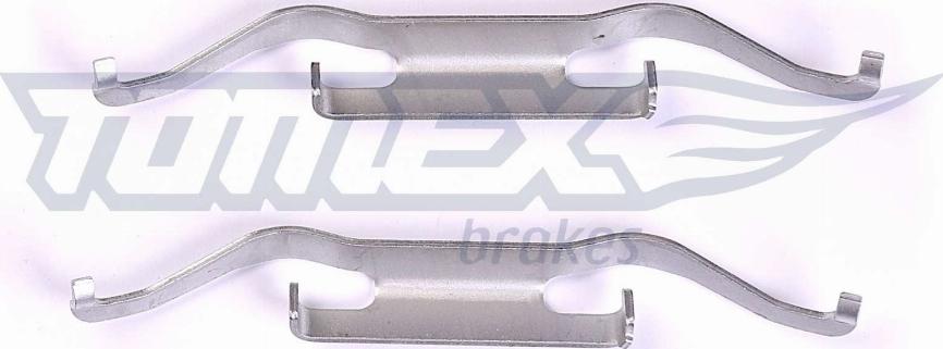 TOMEX brakes TX 43-17 - Piederumu komplekts, Disku bremžu uzlikas www.autospares.lv