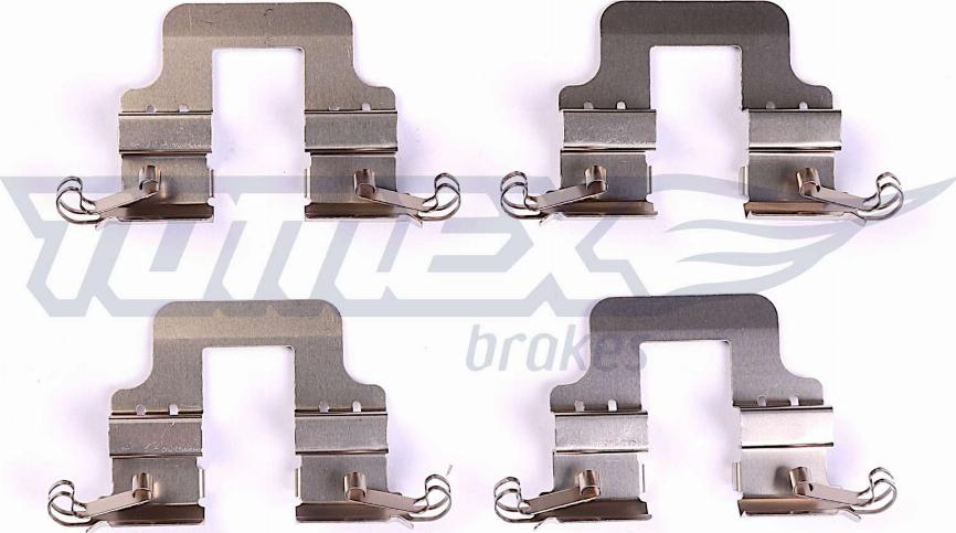 TOMEX brakes TX 43-30 - Piederumu komplekts, Disku bremžu uzlikas www.autospares.lv