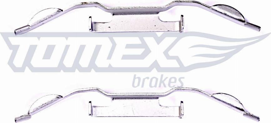 TOMEX brakes TX 43-31 - Piederumu komplekts, Disku bremžu uzlikas www.autospares.lv