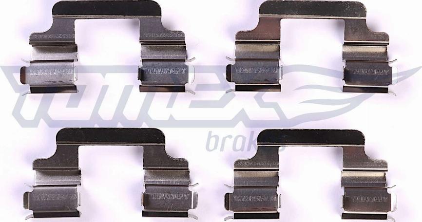 TOMEX brakes TX 43-33 - Accessory Kit for disc brake Pads www.autospares.lv