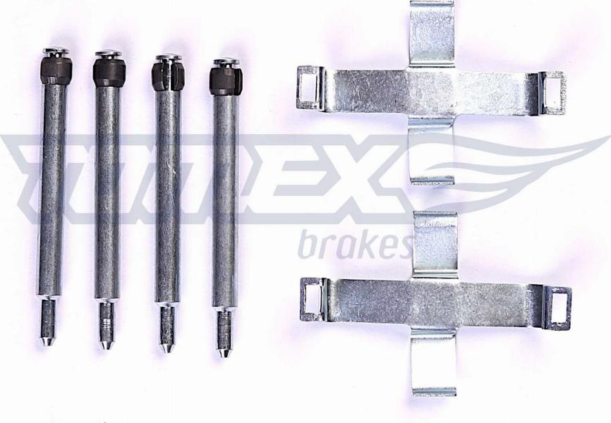 TOMEX brakes TX 43-32 - Piederumu komplekts, Disku bremžu uzlikas www.autospares.lv