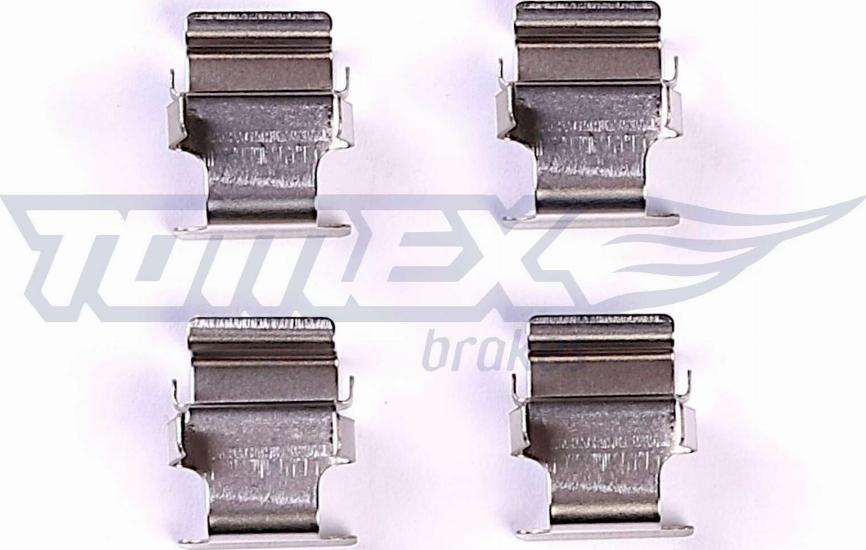 TOMEX brakes TX 43-37 - Piederumu komplekts, Disku bremžu uzlikas www.autospares.lv