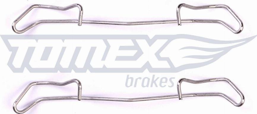 TOMEX brakes TX 43-29 - Piederumu komplekts, Disku bremžu uzlikas www.autospares.lv