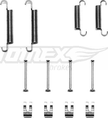 TOMEX brakes TX 42-01 - Piederumu komplekts, Bremžu loki www.autospares.lv