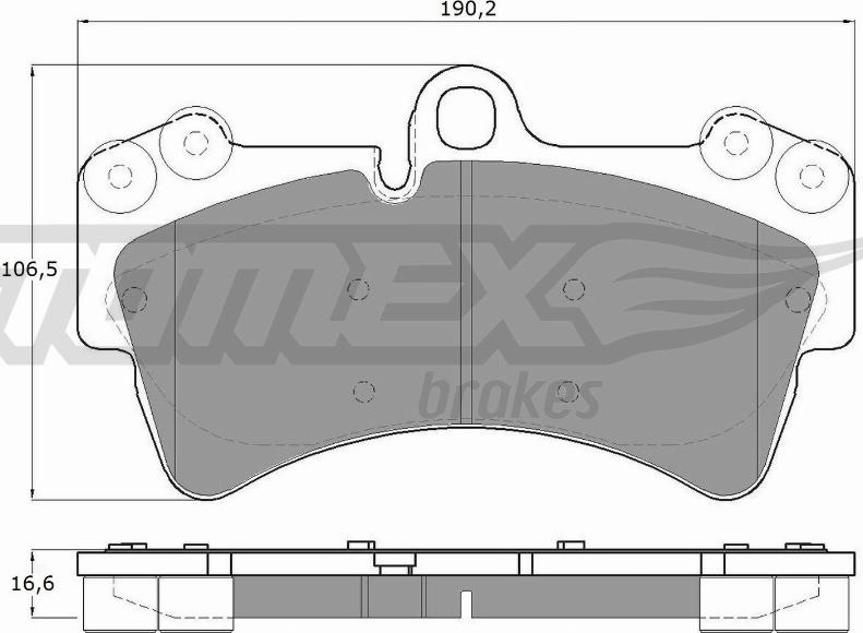 TOMEX brakes TX 14-31 - Bremžu uzliku kompl., Disku bremzes www.autospares.lv