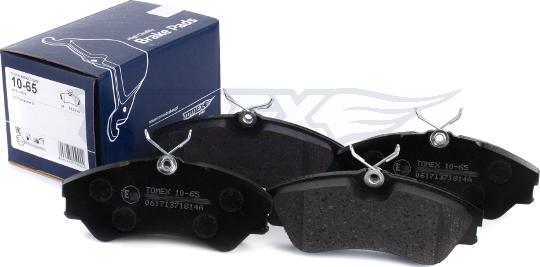 TOMEX brakes TX 10-65 - Bremžu uzliku kompl., Disku bremzes www.autospares.lv