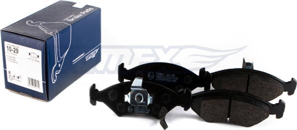 TOMEX brakes TX 10-29 - Bremžu uzliku kompl., Disku bremzes autospares.lv