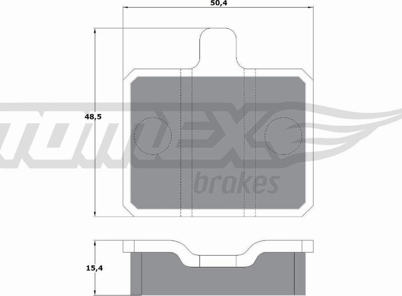 TOMEX brakes TX 10-25 - Bremžu uzliku kompl., Disku bremzes www.autospares.lv