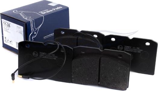 TOMEX brakes TX 11-26 - Bremžu uzliku kompl., Disku bremzes www.autospares.lv