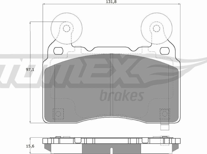 TOMEX brakes TX 18-89 - Bremžu uzliku kompl., Disku bremzes www.autospares.lv