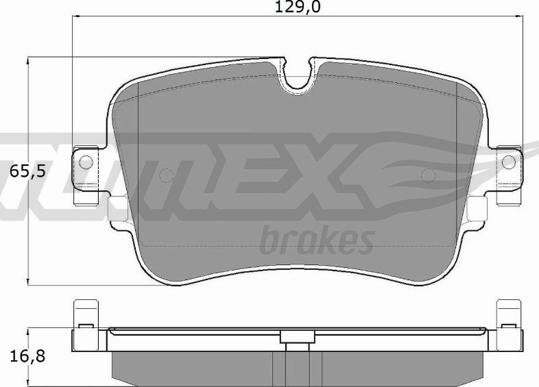 TOMEX brakes TX 18-24 - Bremžu uzliku kompl., Disku bremzes www.autospares.lv