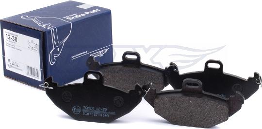 TOMEX brakes TX 12-38 - Brake Pad Set, disc brake www.autospares.lv