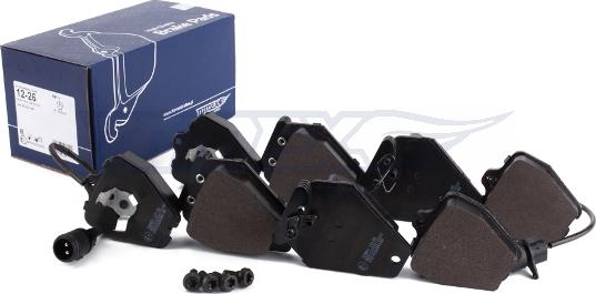 TOMEX brakes TX 12-26 - Bremžu uzliku kompl., Disku bremzes www.autospares.lv