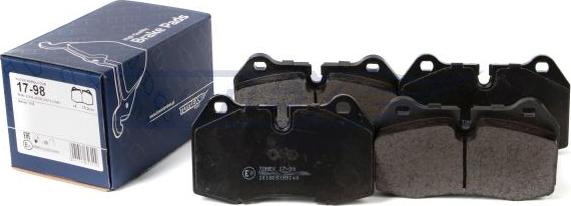 TOMEX brakes TX 17-98 - Bremžu uzliku kompl., Disku bremzes www.autospares.lv