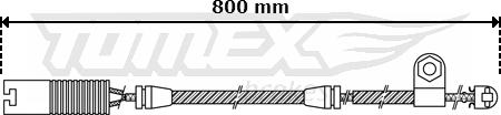 TOMEX brakes TX 30-43 - Warning Contact, brake pad wear www.autospares.lv