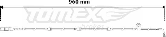 TOMEX brakes TX 30-61 - Indikators, Bremžu uzliku nodilums www.autospares.lv