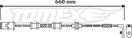 TOMEX brakes TX 30-36 - Indikators, Bremžu uzliku nodilums www.autospares.lv