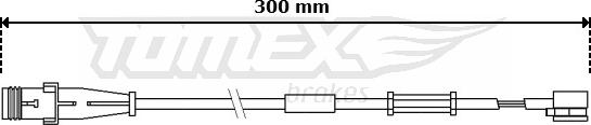 TOMEX brakes TX 30-70 - Indikators, Bremžu uzliku nodilums autospares.lv