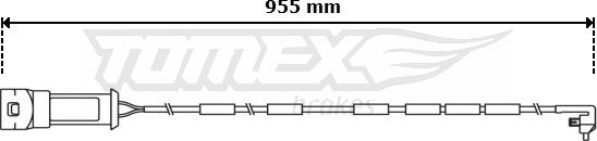 TOMEX brakes TX 31-05 - Indikators, Bremžu uzliku nodilums www.autospares.lv