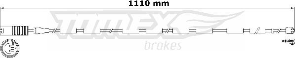 TOMEX brakes TX 31-16 - Indikators, Bremžu uzliku nodilums www.autospares.lv