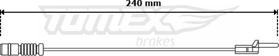 TOMEX brakes TX 31-11 - Indikators, Bremžu uzliku nodilums www.autospares.lv