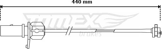 TOMEX brakes TX 31-12 - Indikators, Bremžu uzliku nodilums www.autospares.lv