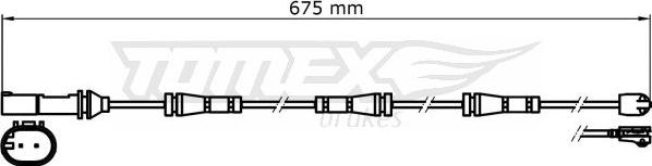 TOMEX brakes TX 31-35 - Indikators, Bremžu uzliku nodilums autospares.lv