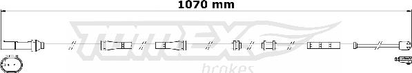 TOMEX brakes TX 31-30 - Indikators, Bremžu uzliku nodilums www.autospares.lv