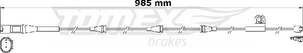 TOMEX brakes TX 31-20 - Сигнализатор, износ тормозных колодок www.autospares.lv