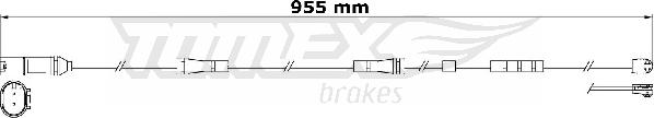 TOMEX brakes TX 31-22 - Indikators, Bremžu uzliku nodilums www.autospares.lv