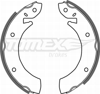 TOMEX brakes TX 20-96 - Bremžu loku komplekts autospares.lv