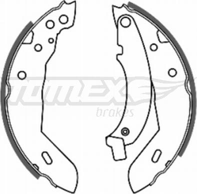 TOMEX brakes TX 20-40 - Bremžu loku komplekts autospares.lv