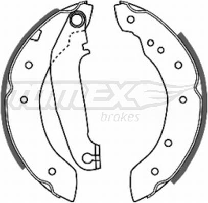 TOMEX brakes TX 20-65 - Bremžu loku komplekts www.autospares.lv