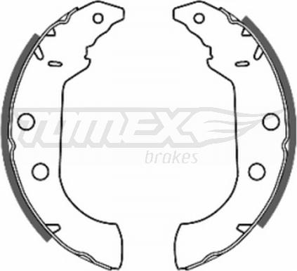 TOMEX brakes TX 20-67 - Bremžu loku komplekts autospares.lv