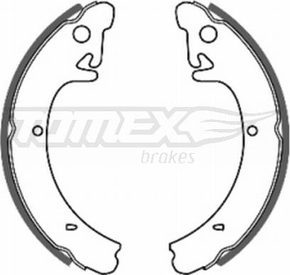 TOMEX brakes TX 20-09 - Bremžu loku komplekts autospares.lv