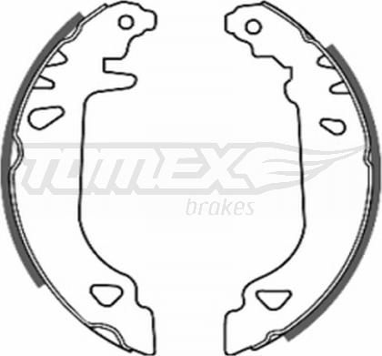 TOMEX brakes TX 20-19 - Bremžu loku komplekts www.autospares.lv