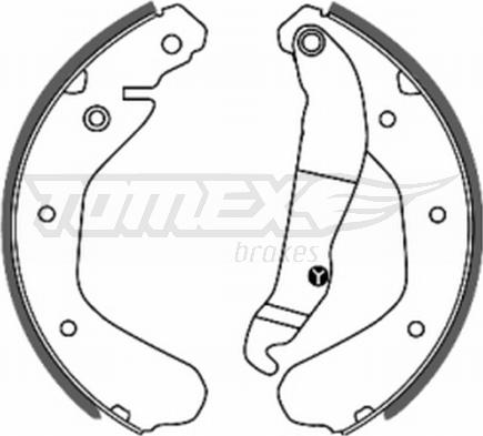 TOMEX brakes TX 20-15 - Bremžu loku komplekts autospares.lv