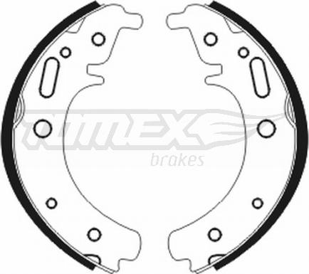 TOMEX brakes TX 20-13 - Brake Shoe Set www.autospares.lv