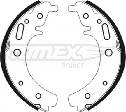 TOMEX brakes TX 20-12 - Brake Shoe Set www.autospares.lv