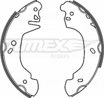 TOMEX brakes TX 20-34 - Bremžu loku komplekts autospares.lv