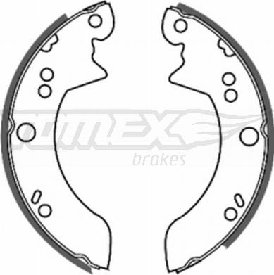 TOMEX brakes TX 20-35 - Bremžu loku komplekts autospares.lv