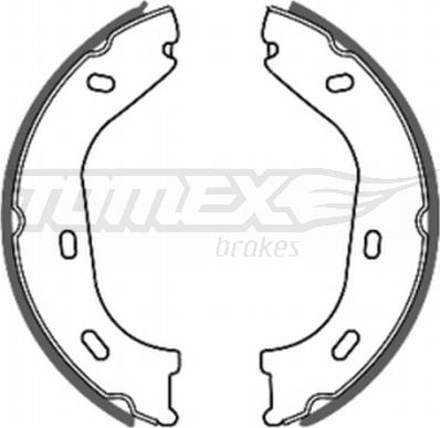 TOMEX brakes TX 20-36 - Bremžu loku komplekts autospares.lv