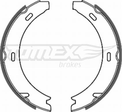 TOMEX brakes TX 20-37 - Bremžu loku komplekts www.autospares.lv