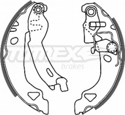 TOMEX brakes TX 20-28 - Bremžu loku komplekts autospares.lv