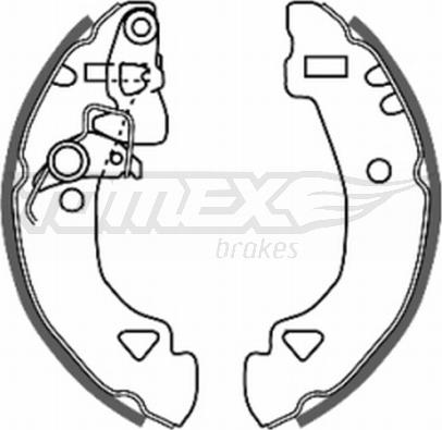 TOMEX brakes TX 20-27 - Bremžu loku komplekts autospares.lv