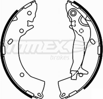 TOMEX brakes TX 21-92 - Bremžu loku komplekts www.autospares.lv