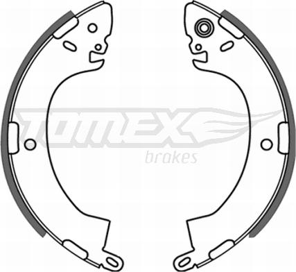 TOMEX brakes TX 21-44 - Bremžu loku komplekts www.autospares.lv