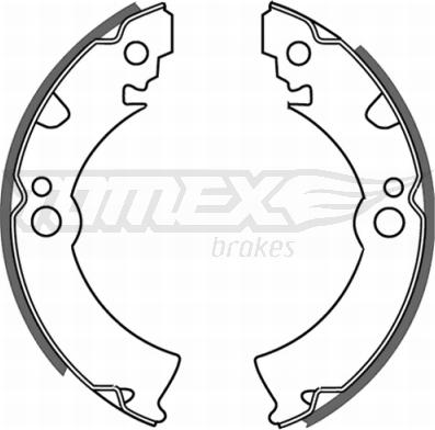 TOMEX brakes TX 21-46 - Bremžu loku komplekts www.autospares.lv